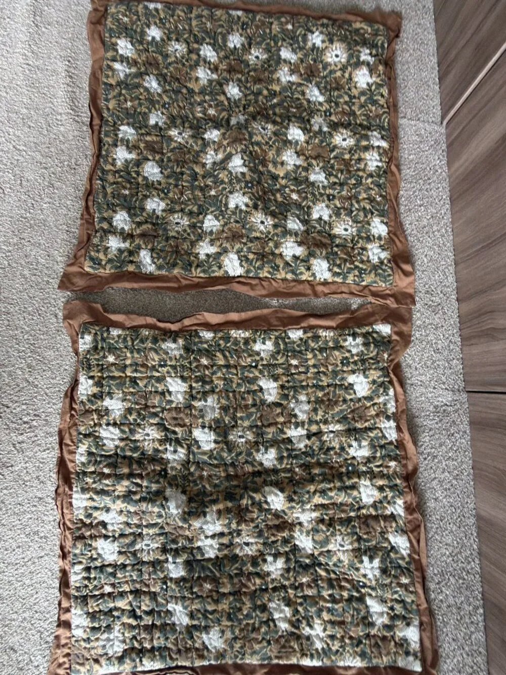 Crate and Barrel Celeste Organic Euro Pillow Shams